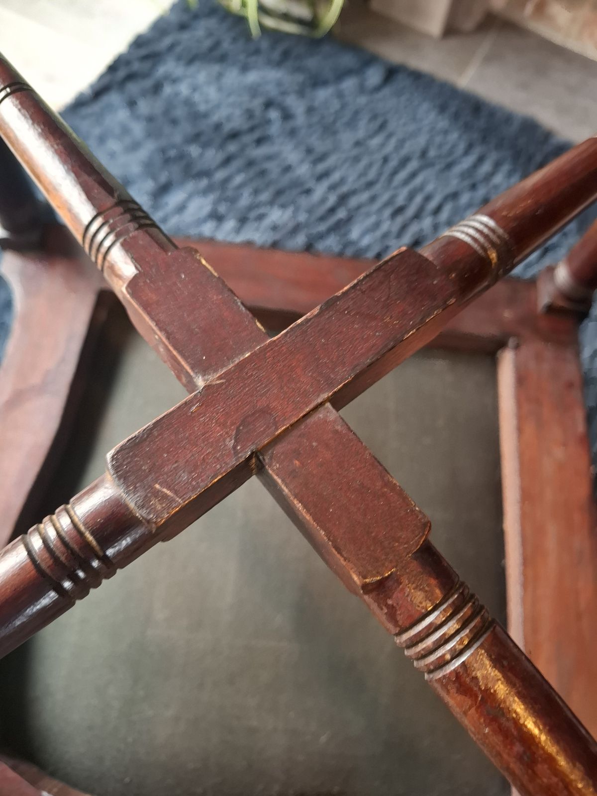 photo for sale Edwardian Mahogany Corner Chair   Thomas Sheraton Style Revival