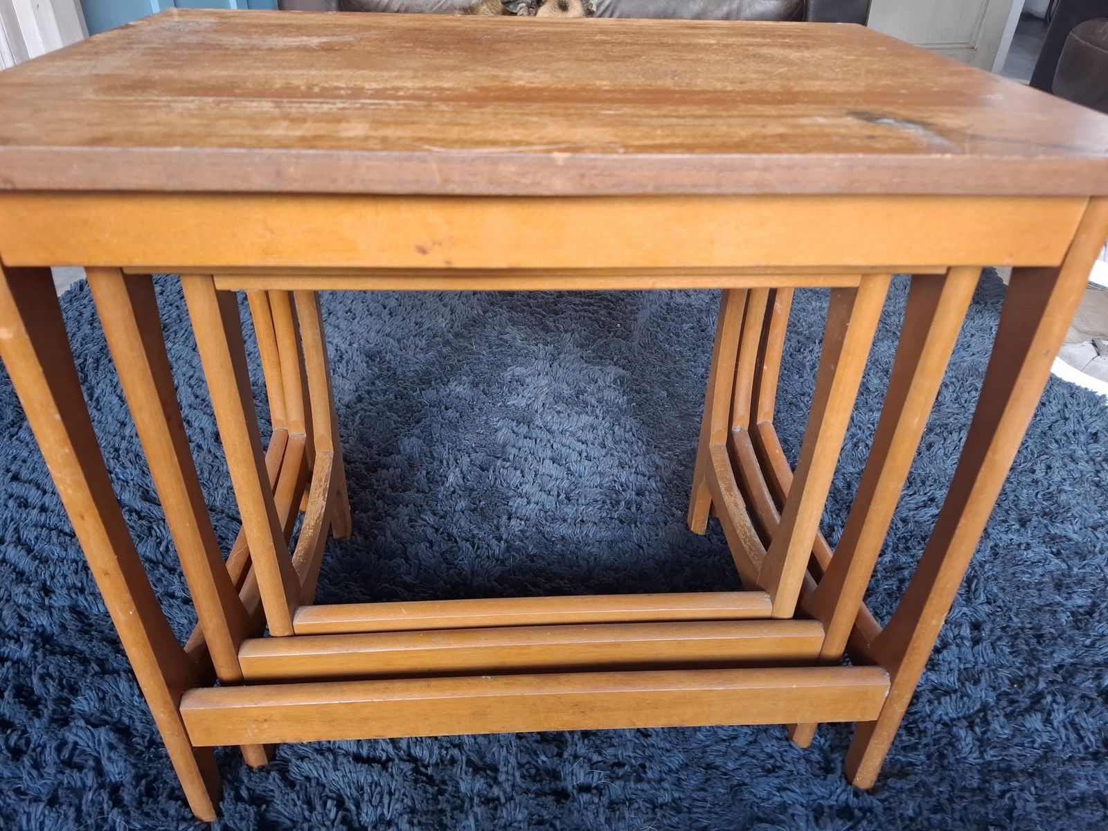 photo buy 1970s Groovy Retro Shape Nest Of Tables