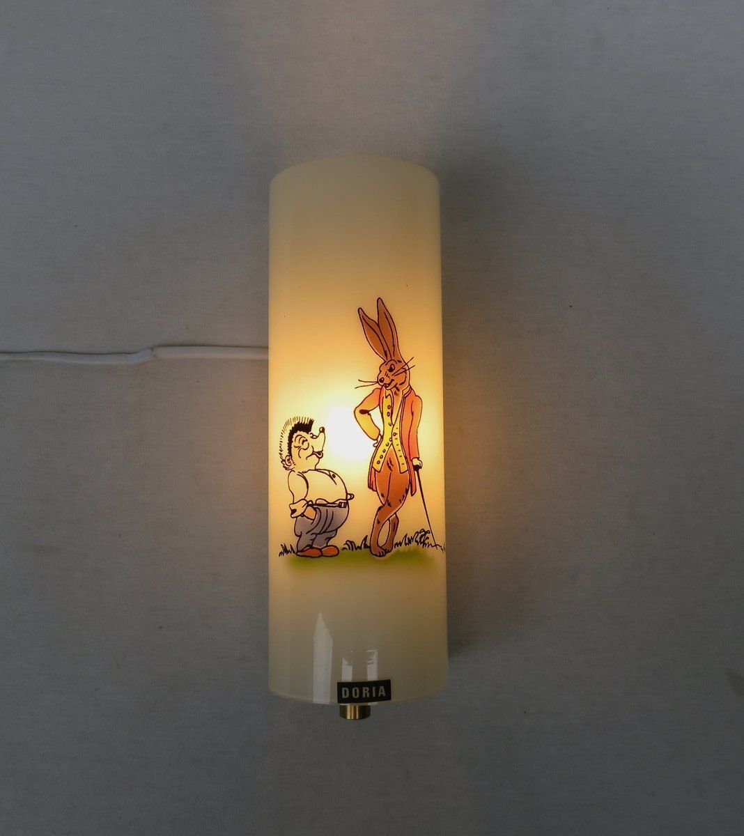 Mid Century The Hare And The Hedgehog Wall Lamp From Doria Leuchten, 1950s photo 2068.0