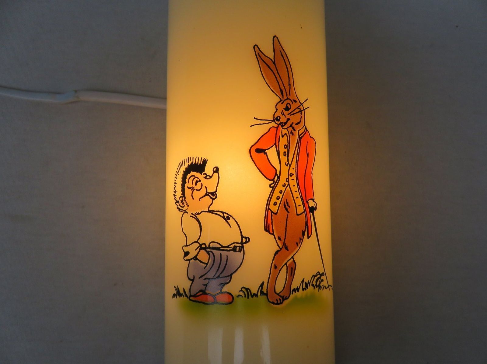 Mid Century The Hare And The Hedgehog Wall Lamp From Doria Leuchten, 1950s photo vintage