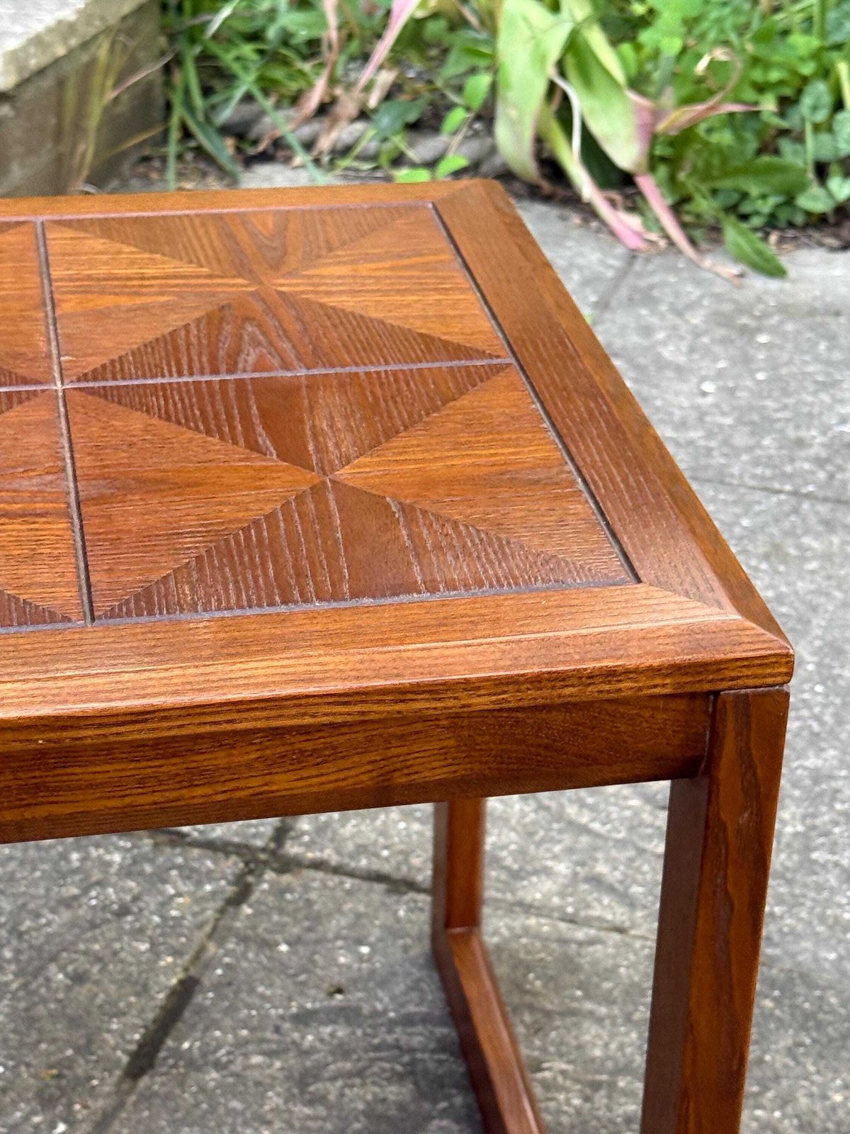Rare Vintage G Plan Geometric Side Table Mid Century Modern Nesting Table Retro Oak Occasional Table M photo buy