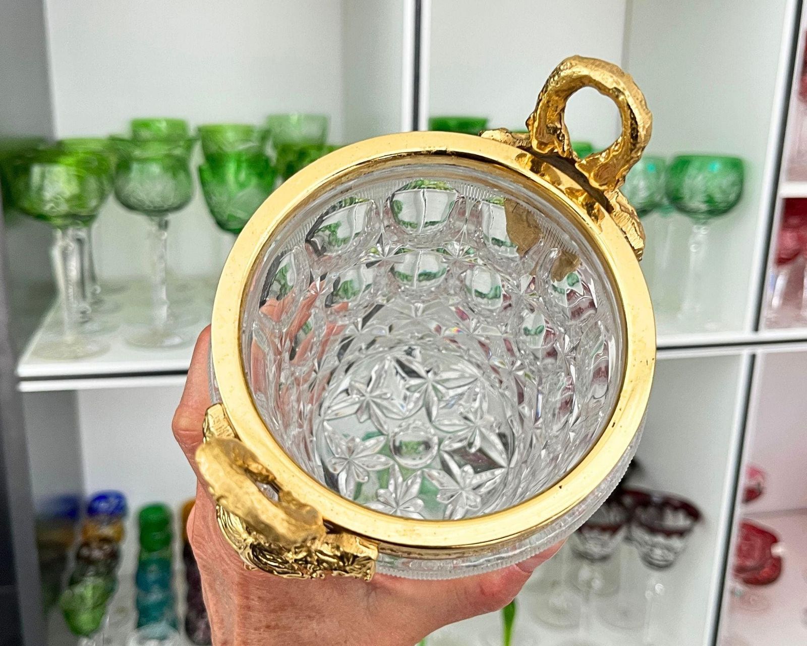 Seau à glace de style Baccarat | Art de la table de style Medusa Versace photo buy