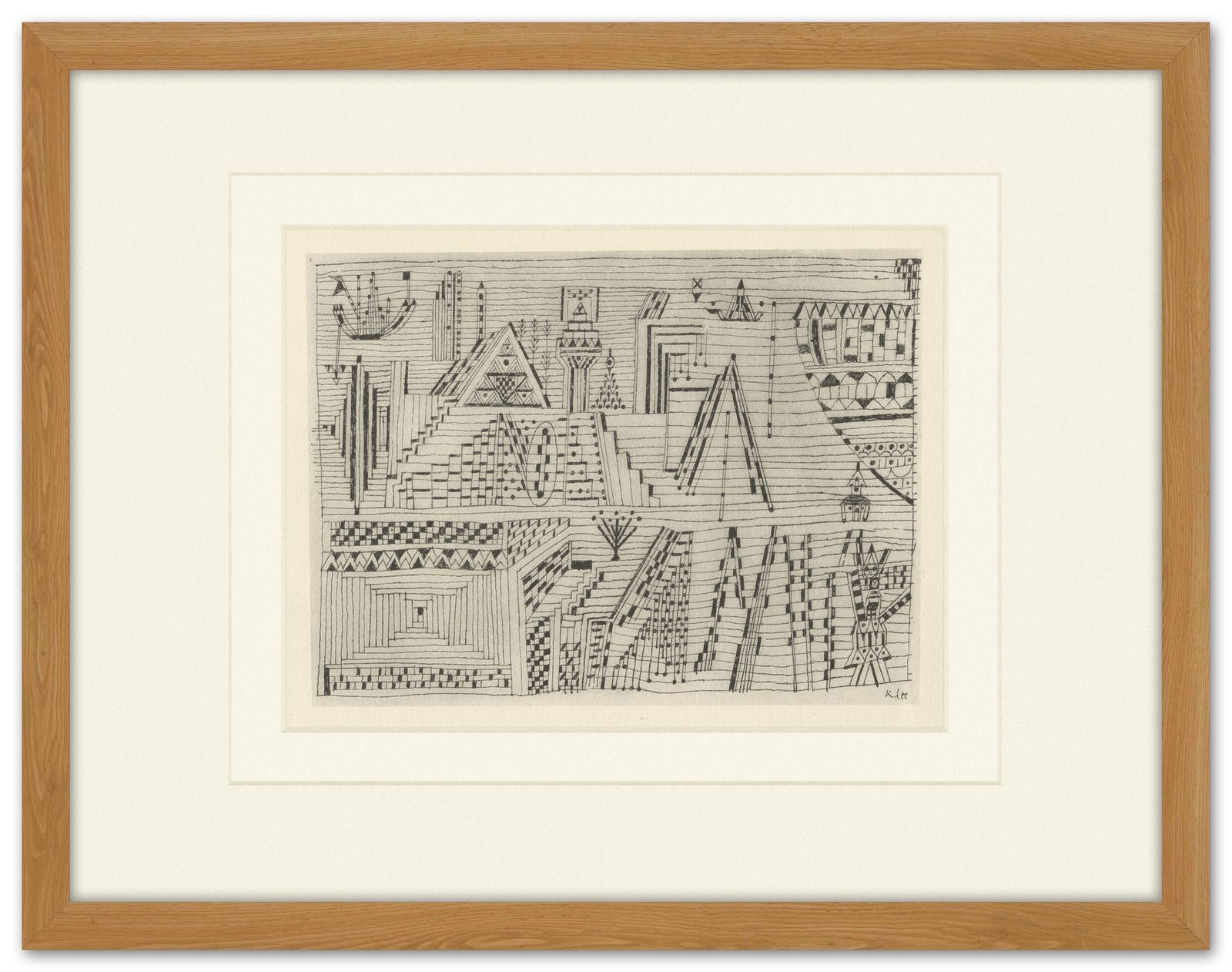 Fine 1944 Lithograph By Paul Klee