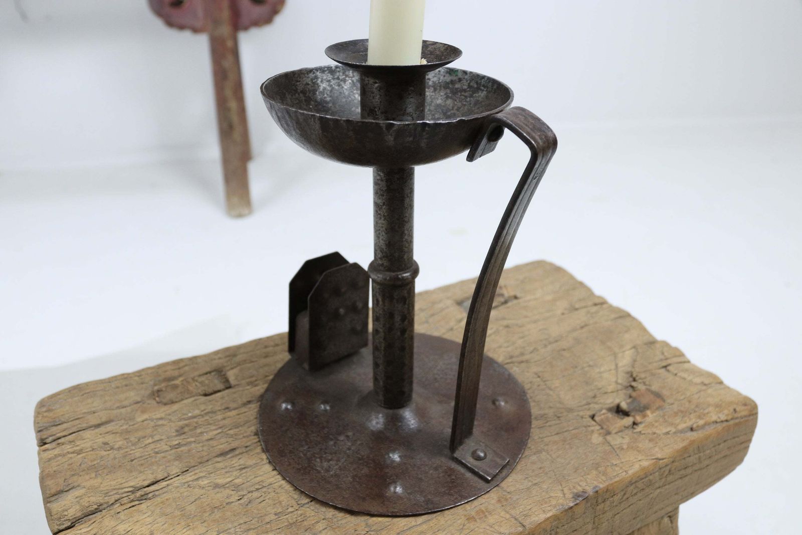 Early 20th Century German Arts & Crafts Candle Stick By Hugo Berger photo vinterior