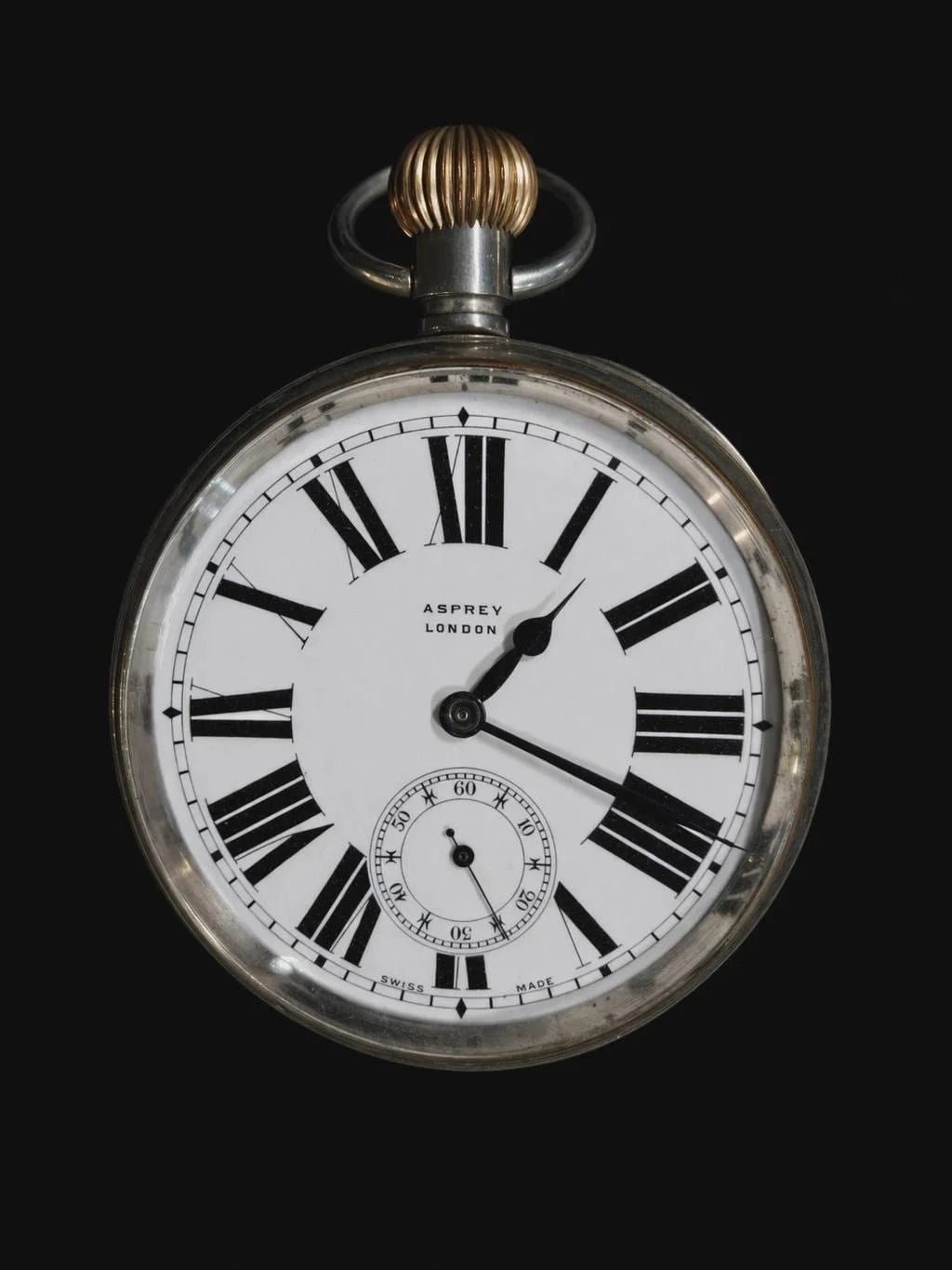 photo for sale Asprey & William Comyns Antique Silver Travel Mantel Watch Clock Stand 1903
