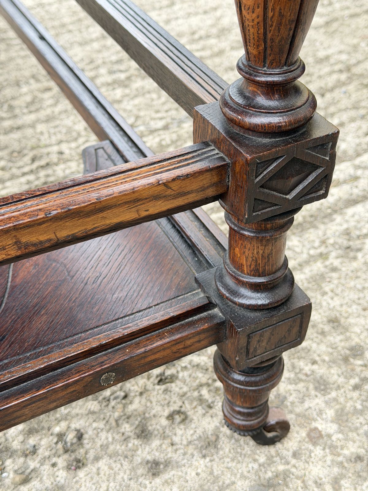 photo furniture Late 19th Century Anglo Japanese Oak Writing Desk