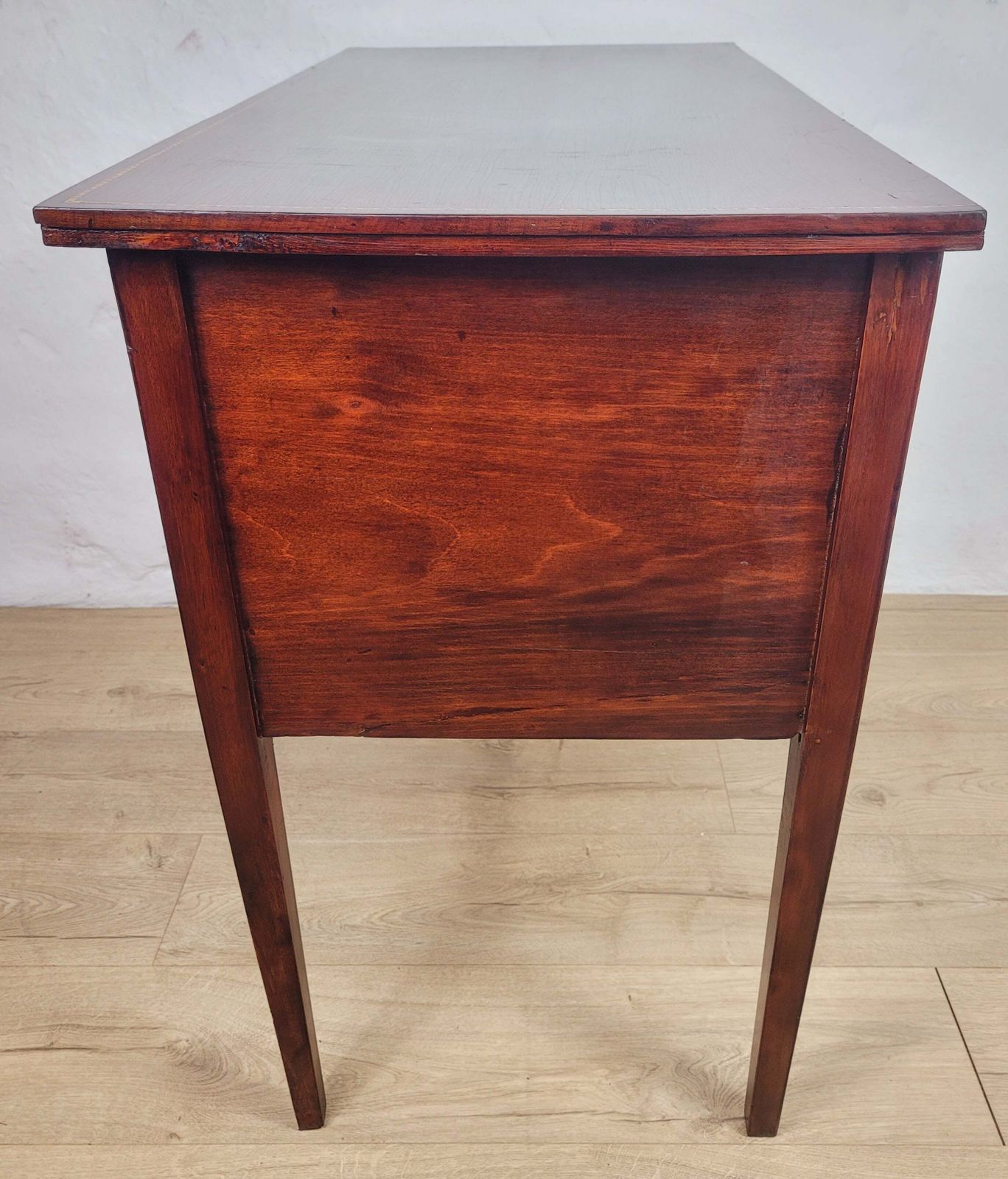 photo buy Vintage Two Drawer Chest Side Table Edwardian Style Inlaid