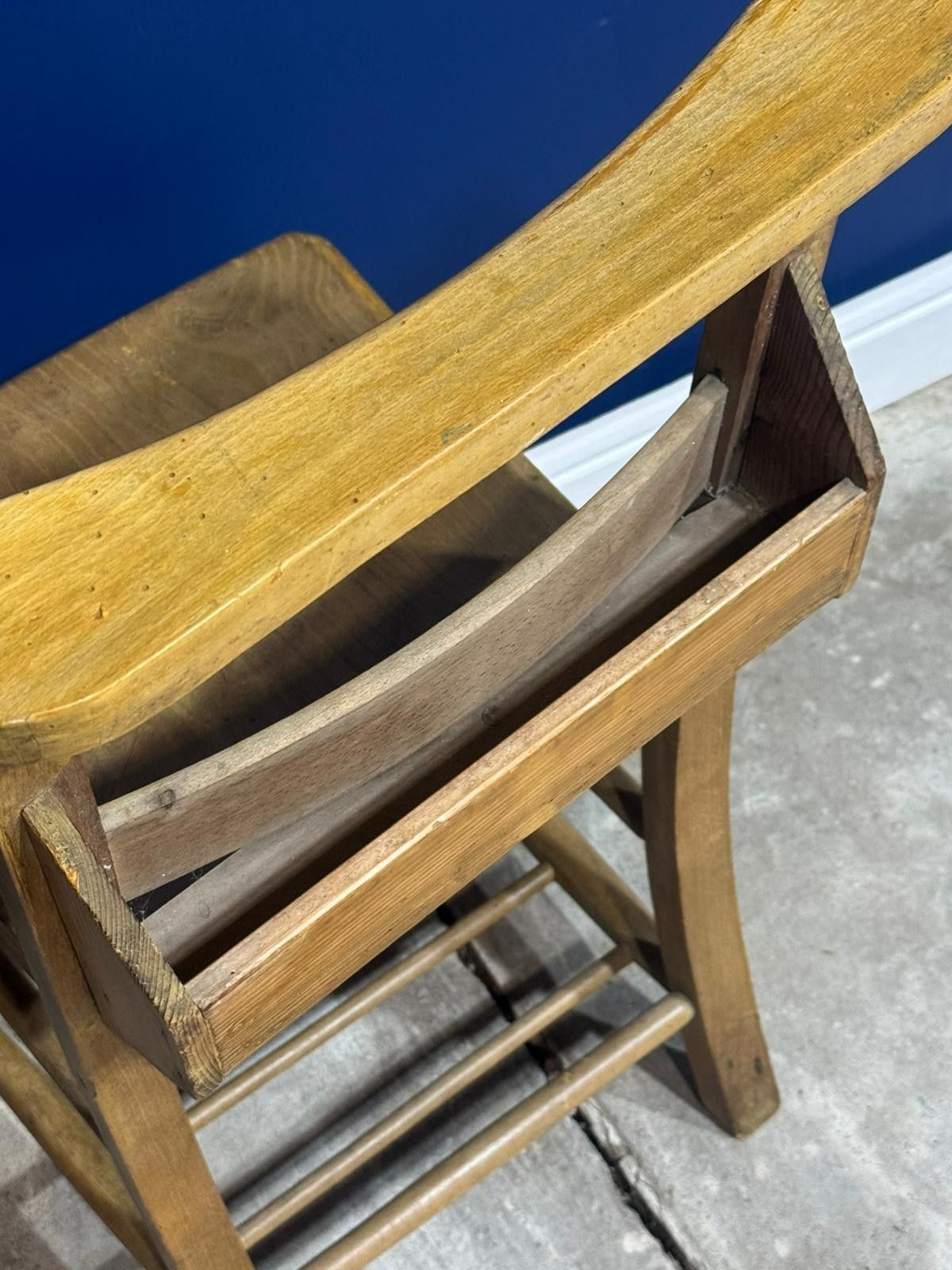 Victorian Chair Elm And Beech Church Chapel Chair Farmhouse photo vintage