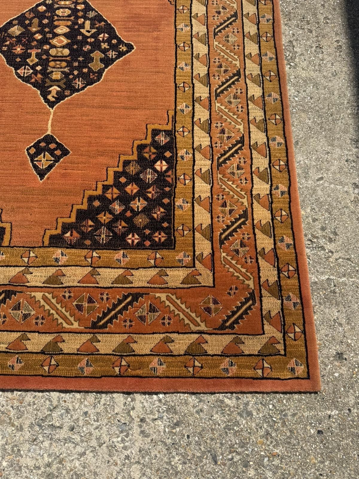 Vintage Kayam Caspian Oriental Rug Retro Acrylic photo for sale