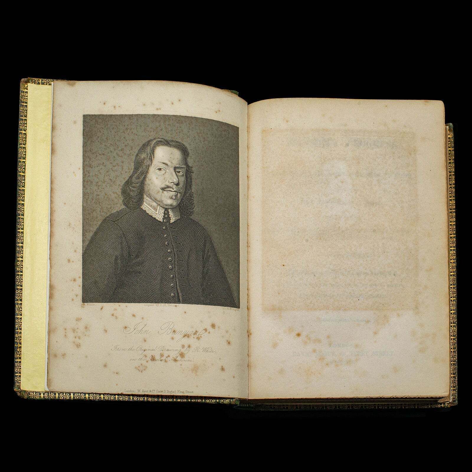 Antique Book, The Pilgrim's Progress, John Bunyan, English, Novel, Victorian photo 425.0