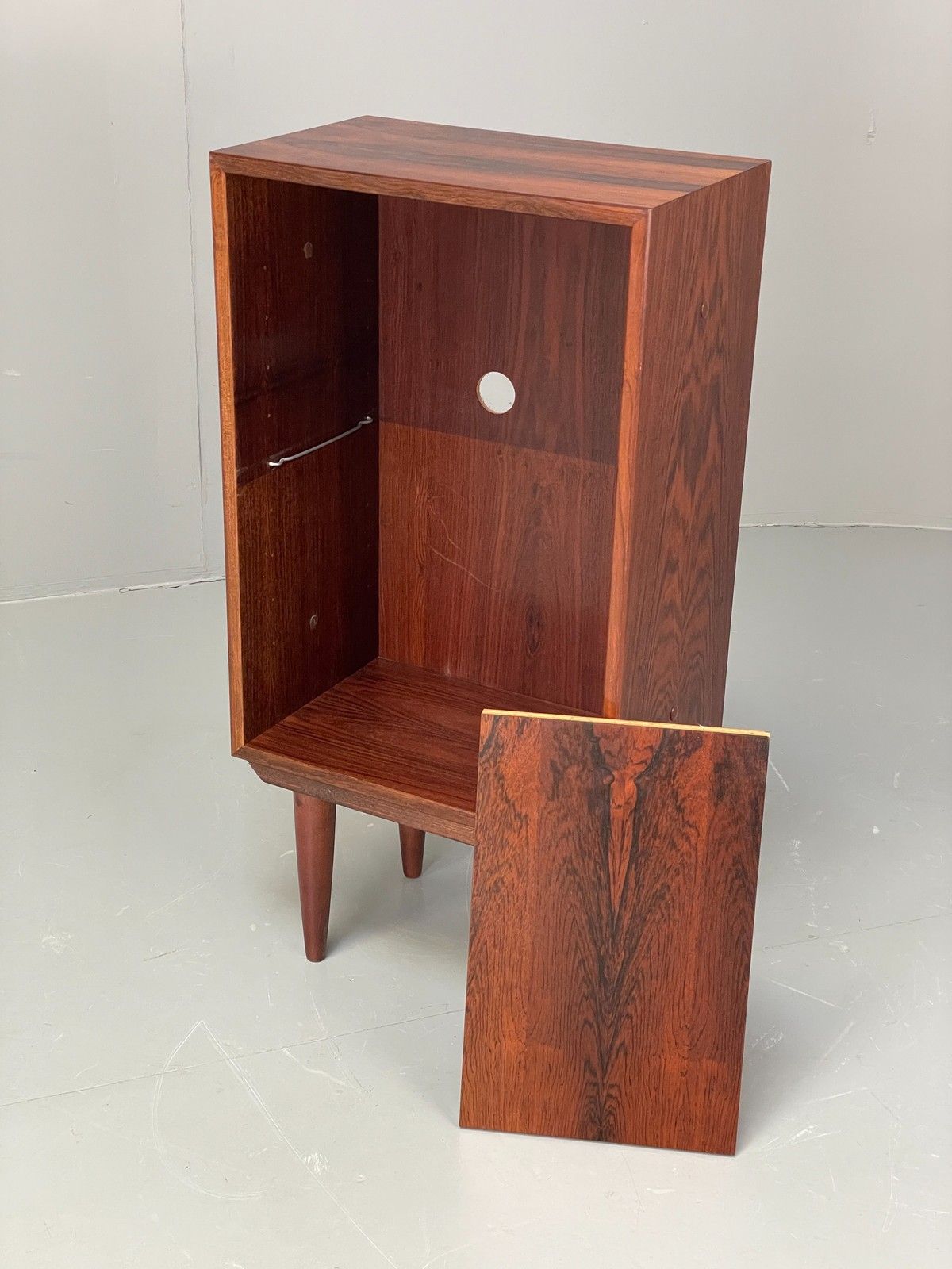 Vintage 1970s Small Bookcase Bedside Unit Retro Danish Hjornebo Eb11991 photo vintage