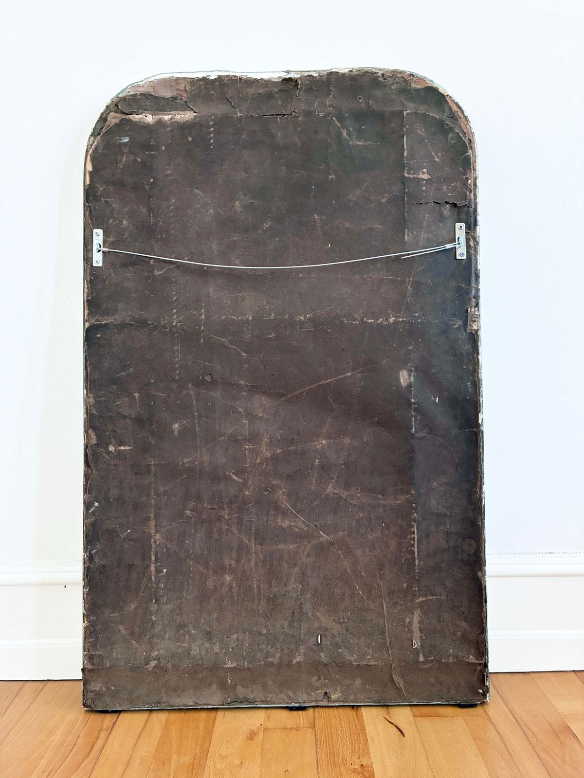 photo furniture Large Antique French Louis Philippe Mirror – Green And Gold, Late 19th Century