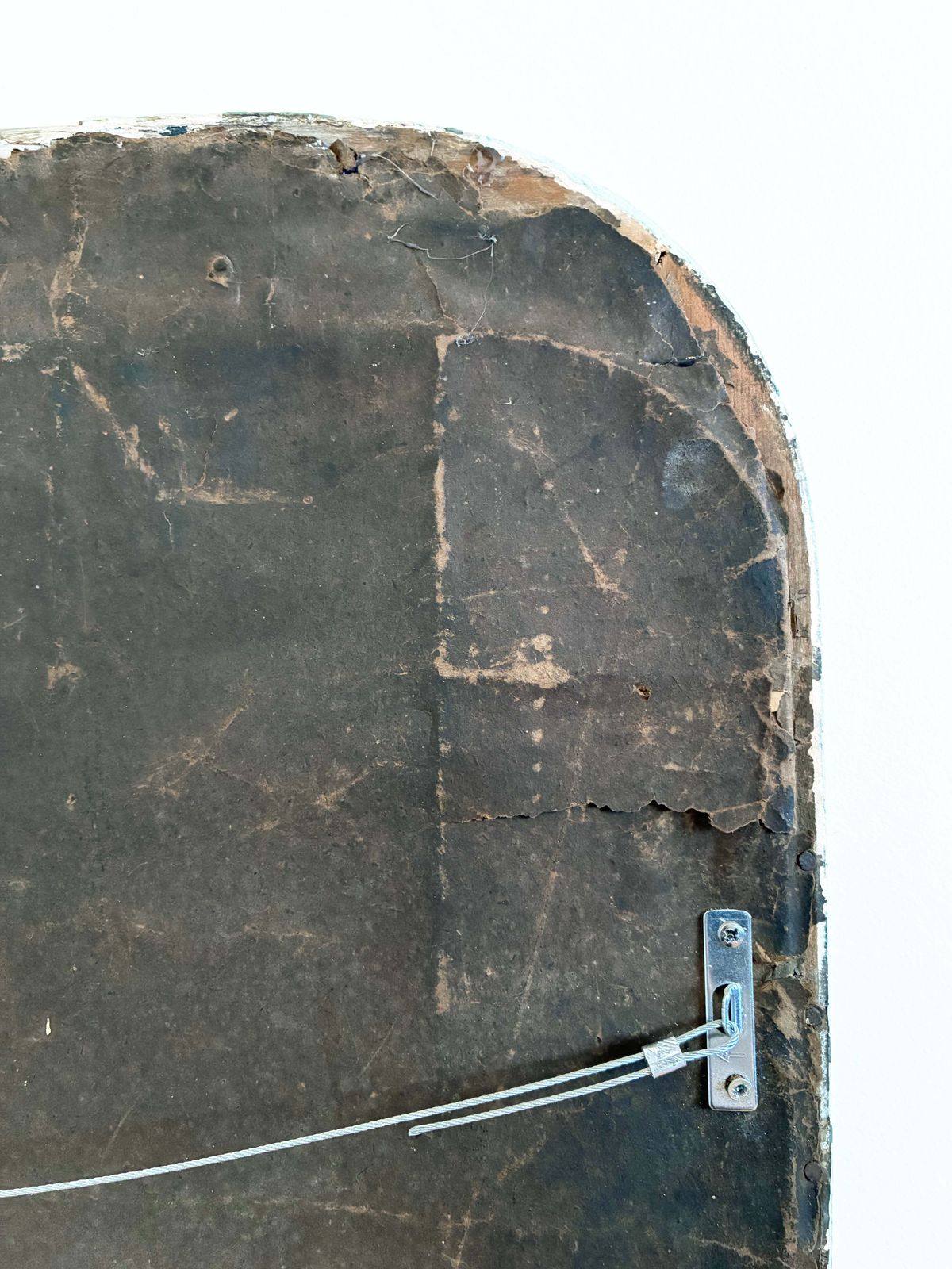 photo for sale Large Antique French Louis Philippe Mirror – Green And Gold, Late 19th Century