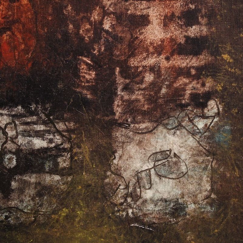 1150.0 Amerikaans abstract schilderij, gesigneerd J. Wolff photo