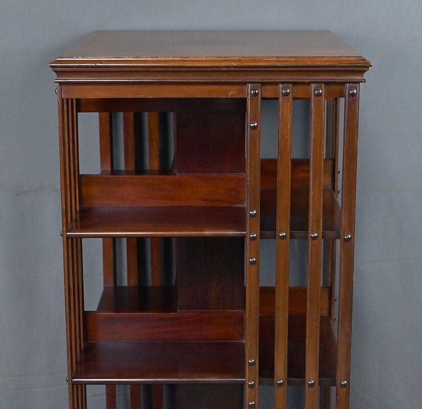 Mahogany Revolving Bookshelf, England – Part 1, 20th Century photo buy