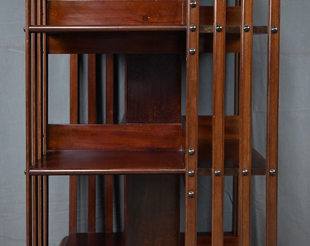 photo for sale Mahogany Revolving Bookshelf, England – Part 1, 20th Century