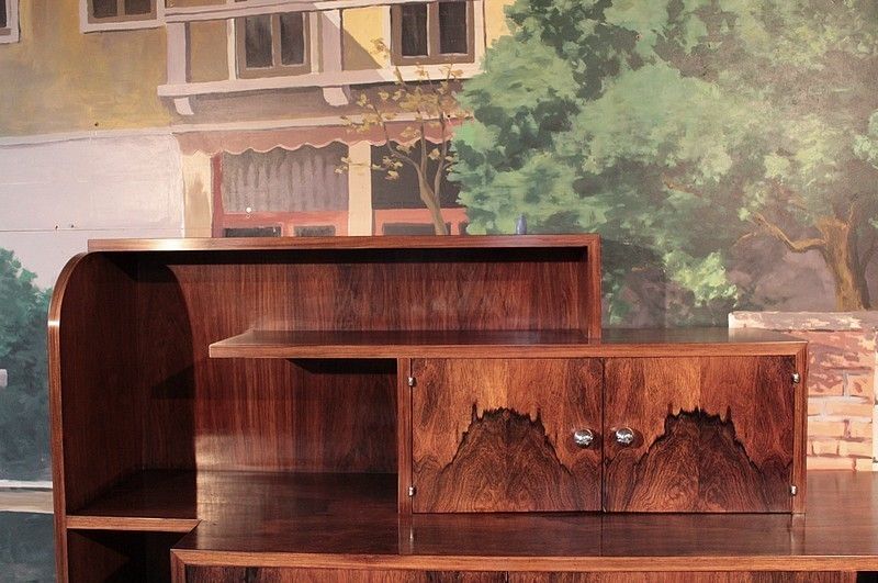Art Deco Work Desk In Rosewood 20th photo furniture