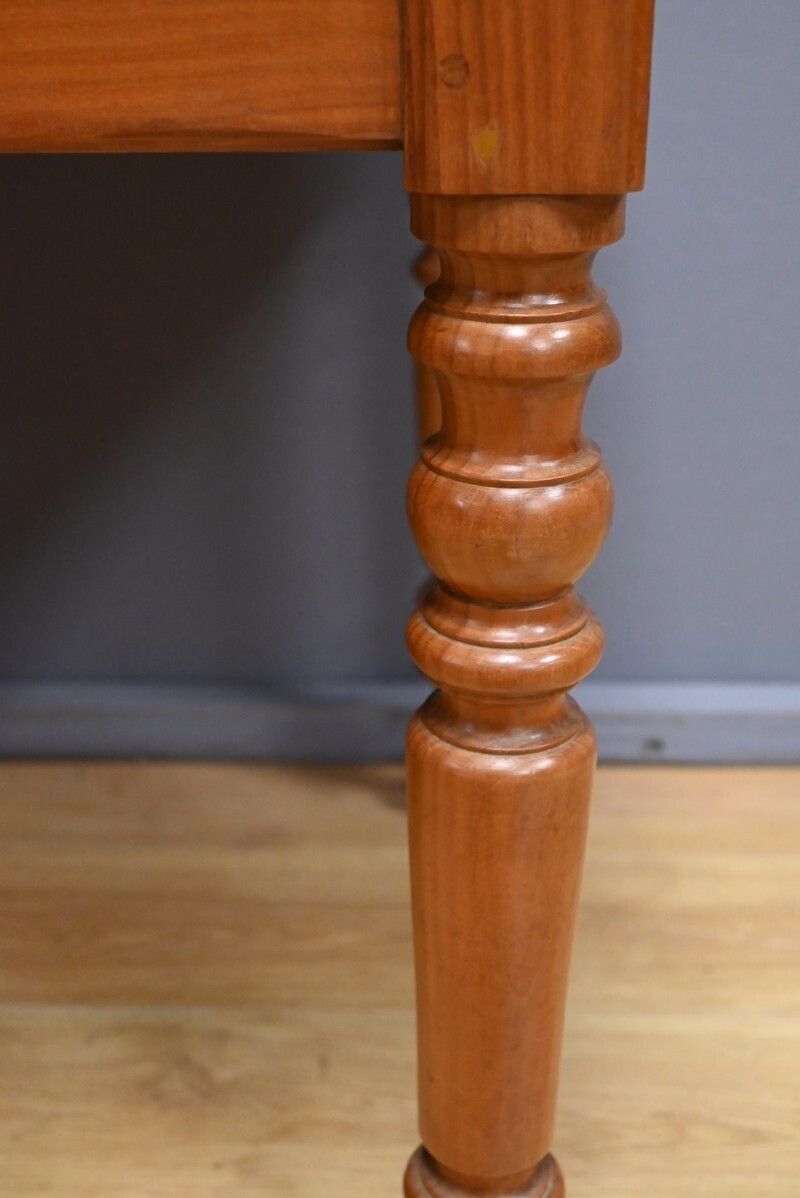 photo for sale Cherry Wood Farmhouse Table – Late 19th Century