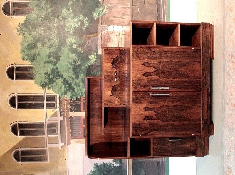 photo for sale Art Deco Work Desk In Rosewood 20th