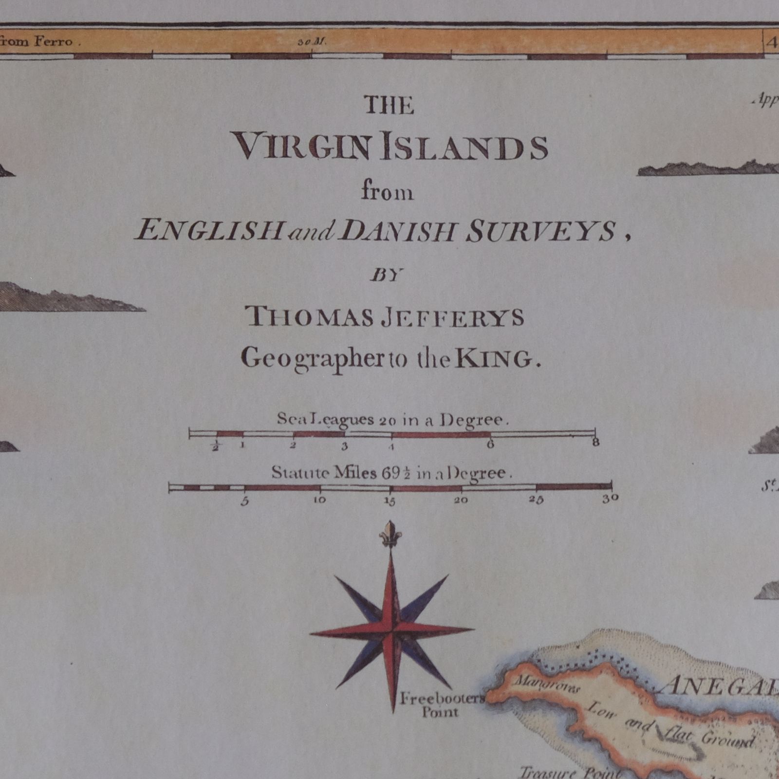 The Virgin Islands From English And Danish Surveys, By Thomas Jeffries photo Art