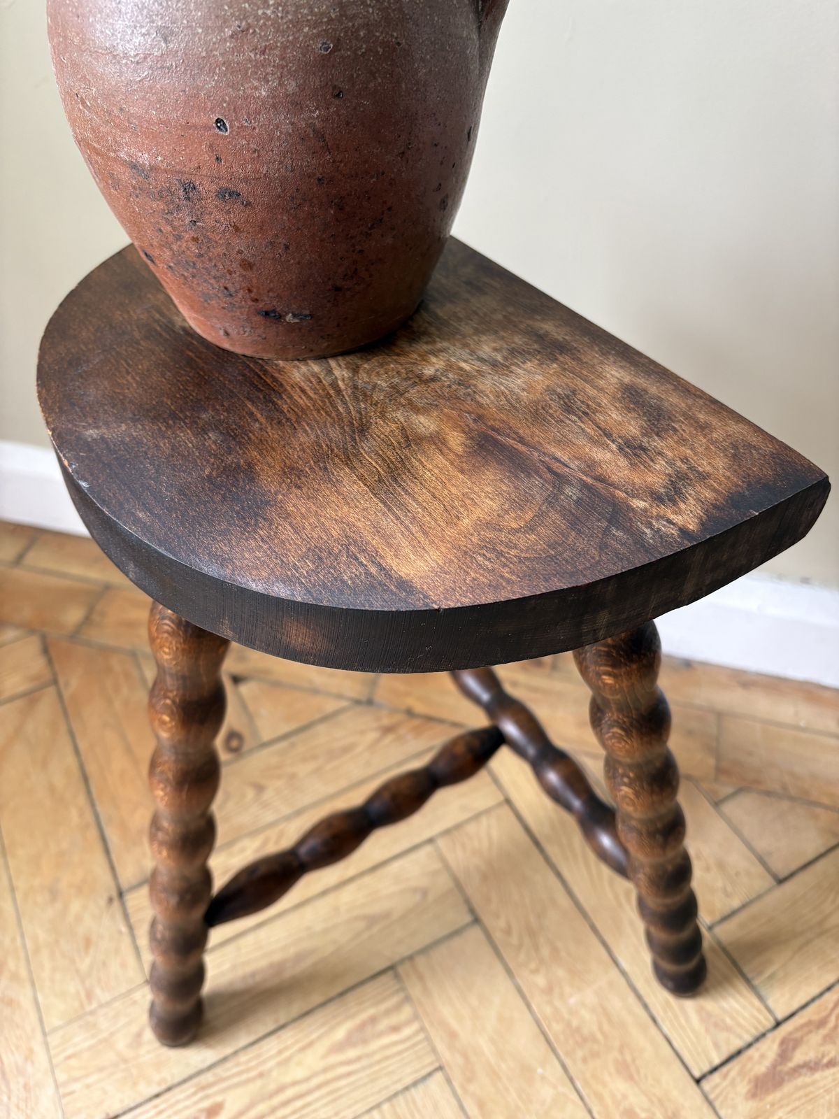 Medium Height French Bobbin Stool photo Furniture