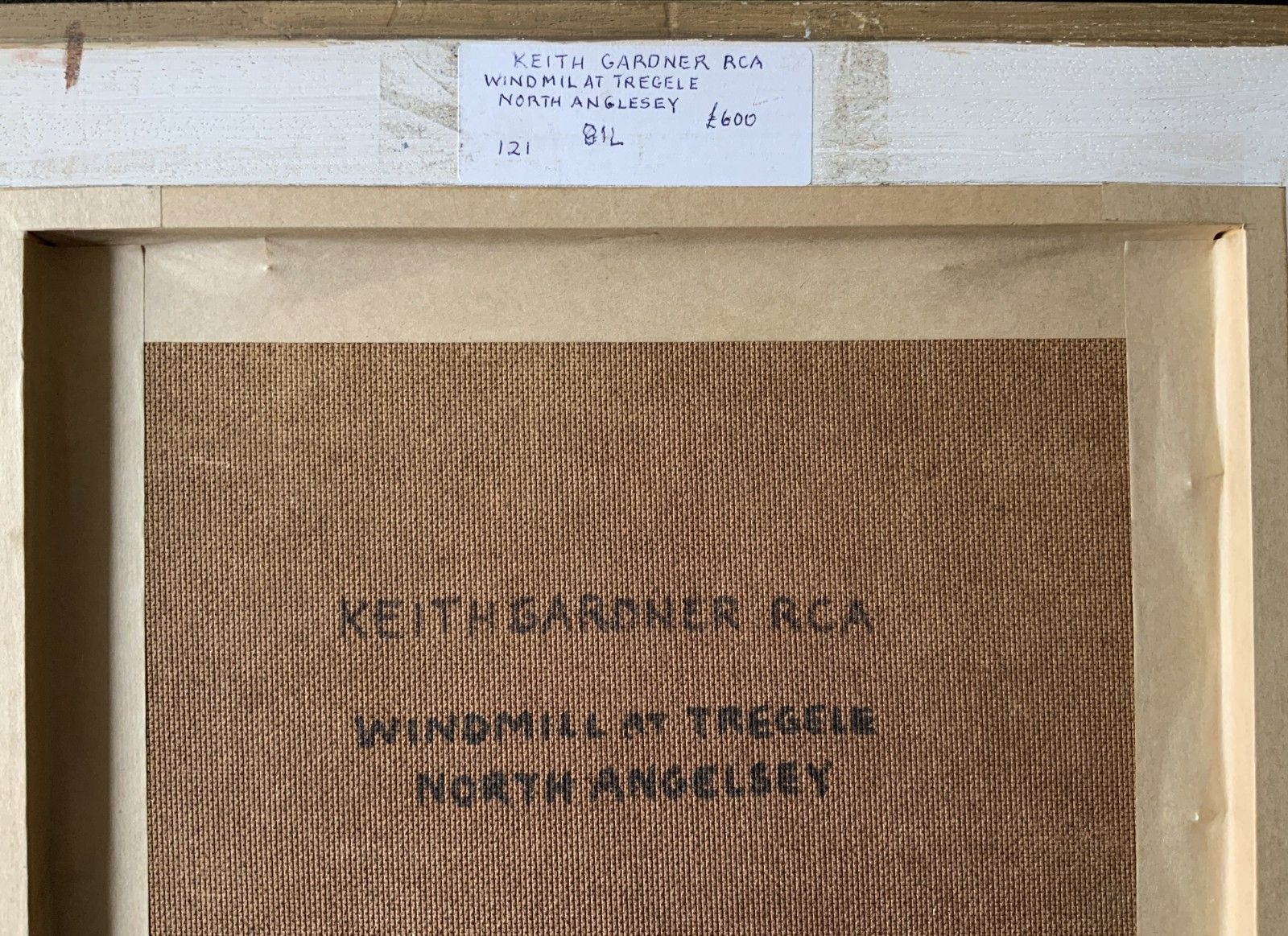 Art Keith Gardner Rca (B. 1933) Farming Sheep Landscape Impasto Oil Painting photo