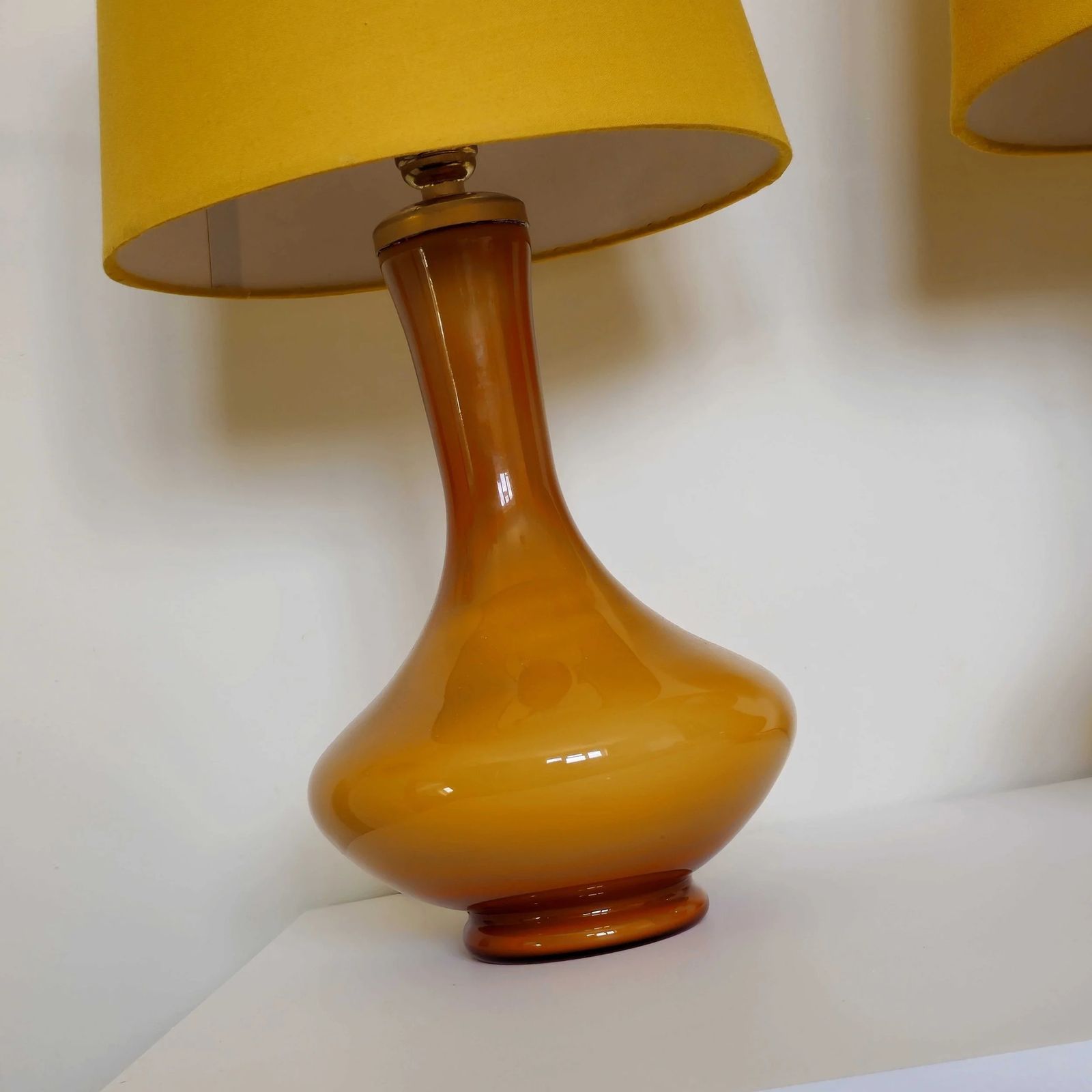 Pair Of Vintage Holmegaard Table Lamps   Danish   1960s   Mid Century photo Lighting