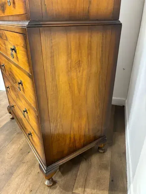 Vintage Walnut Chest On Chest photo furniture