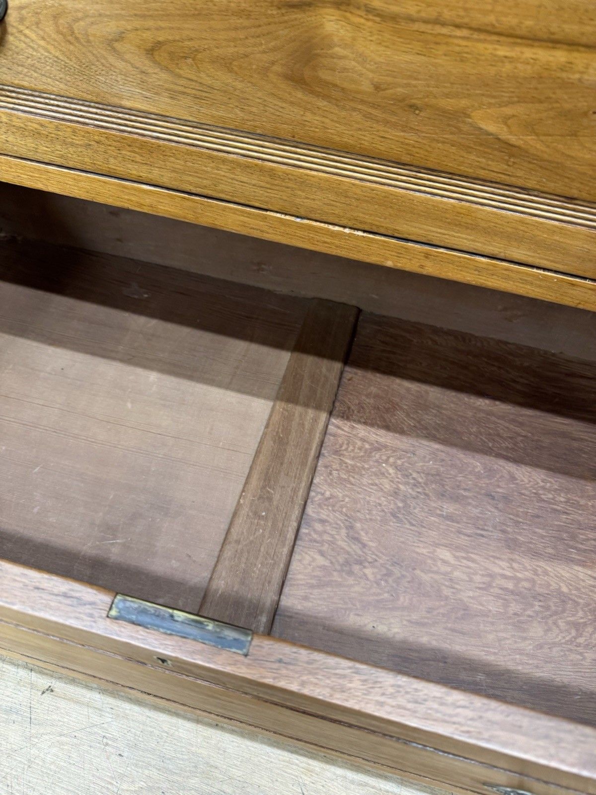 Antique Solid Walnut Chest Of Drawers Bedroom Storage Furniture photo vinterior