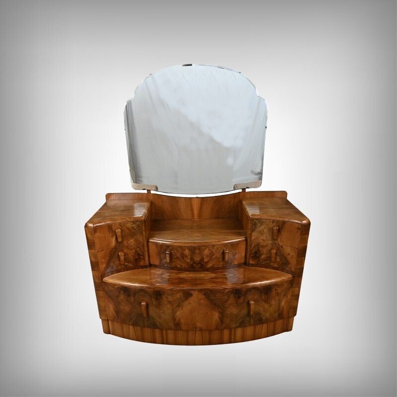 Dressing Table In Burr Walnut, England – 1920