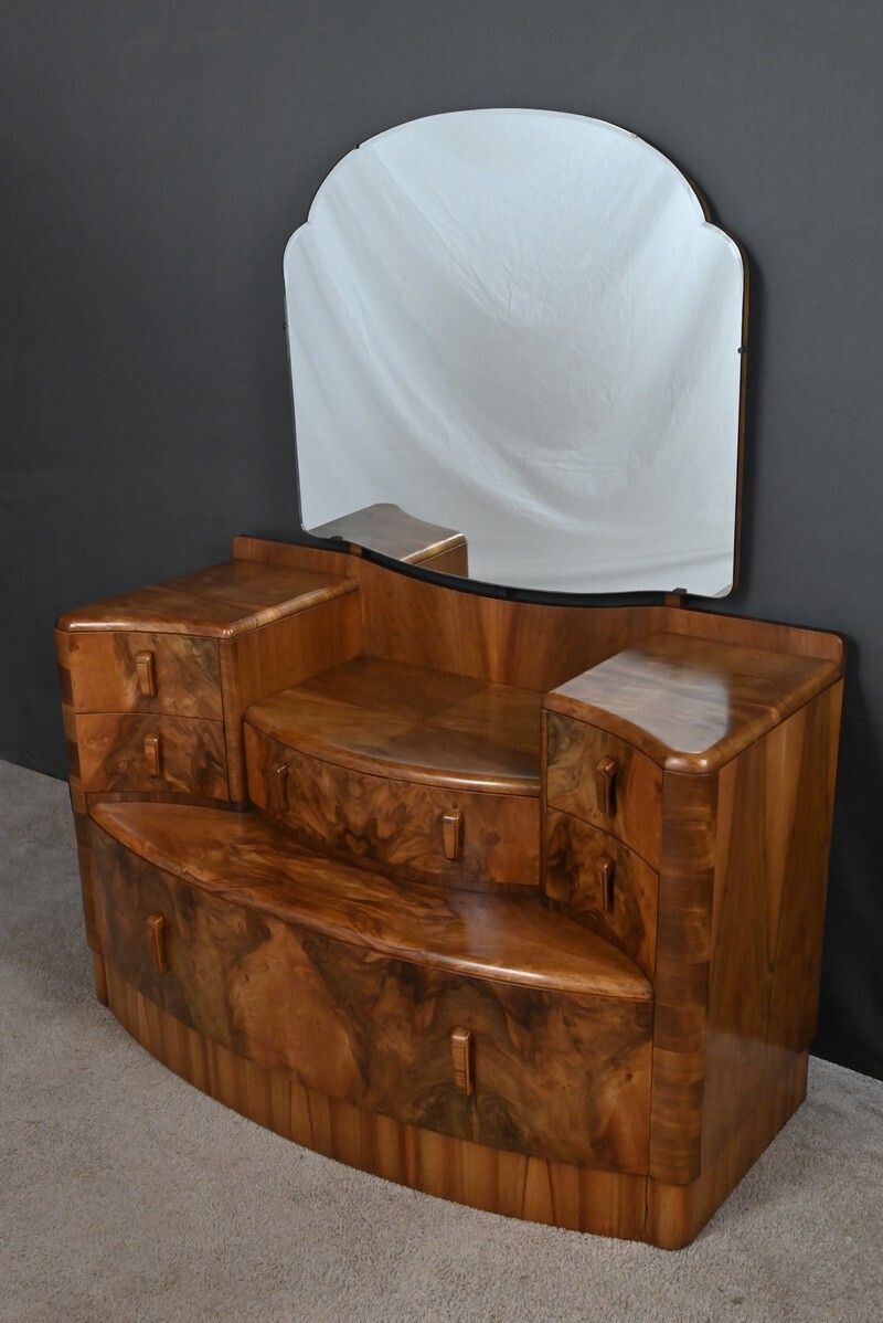 Dressing Table In Burr Walnut, England – 1920 photo Furniture