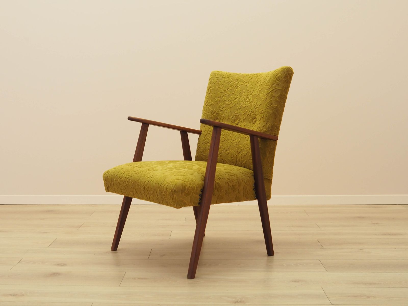 Fauteuil en teck, design danois, années 1960, fabriqué au Danemark photo Mobilier