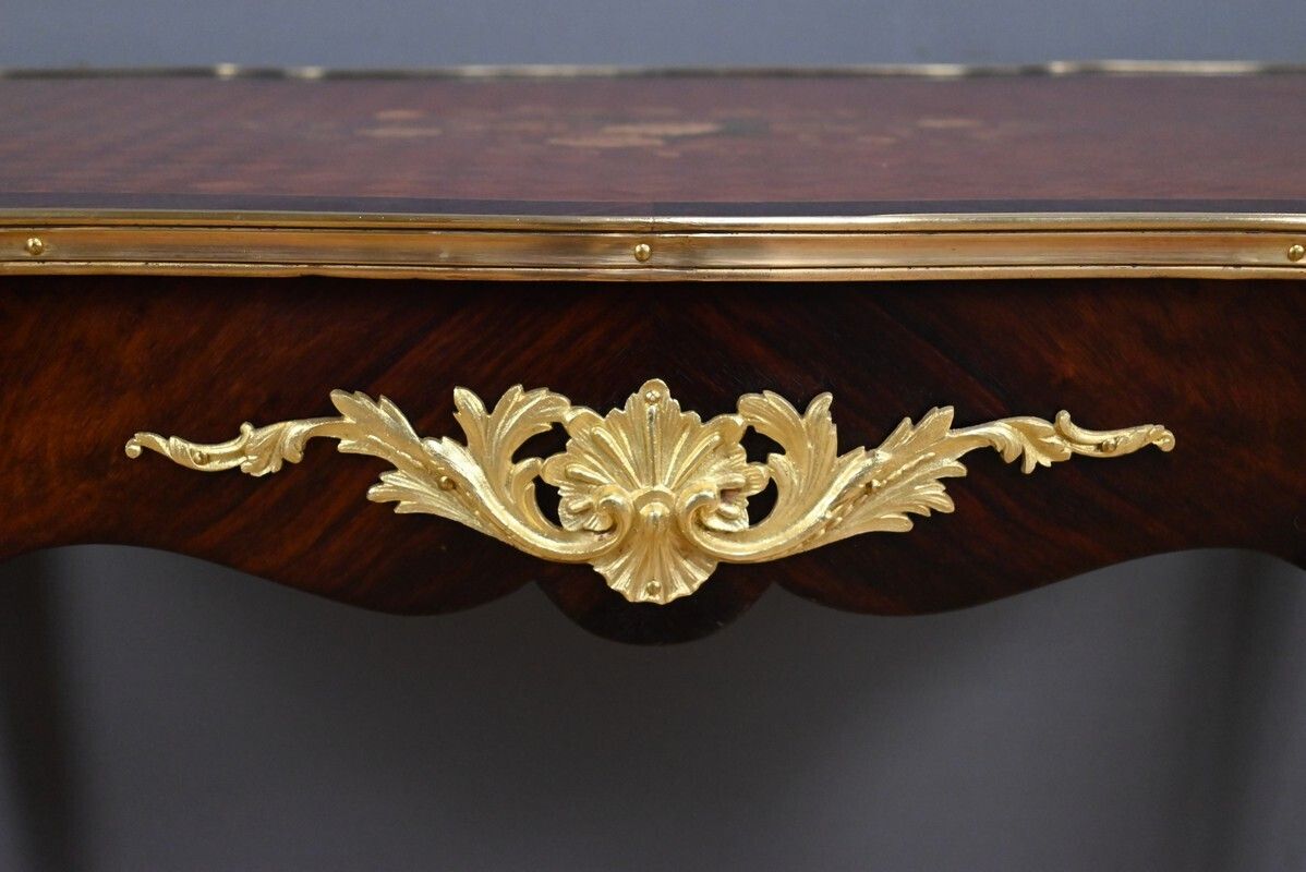 photo for sale Louis XV Style Mahogany Writing Desk – Early 20th Century