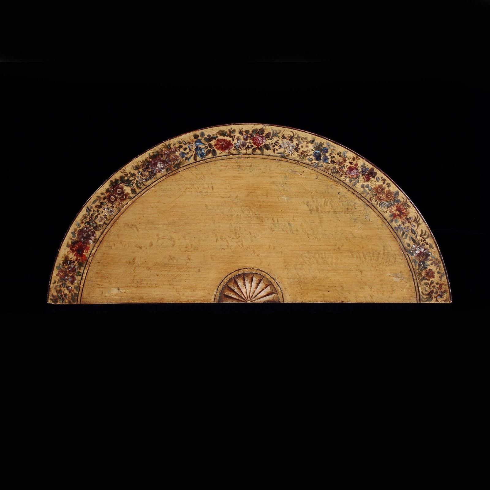 Georgian Painted Demi Lune Pier Table Likely By Seddon, Sons And Sons And Shackleton photo for sale