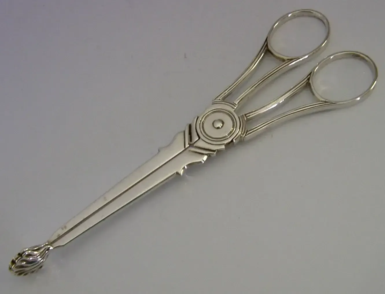 Grote sterling zilveren suiker- / ijstang 6,75 inch 1995 60g barware photo vinterior