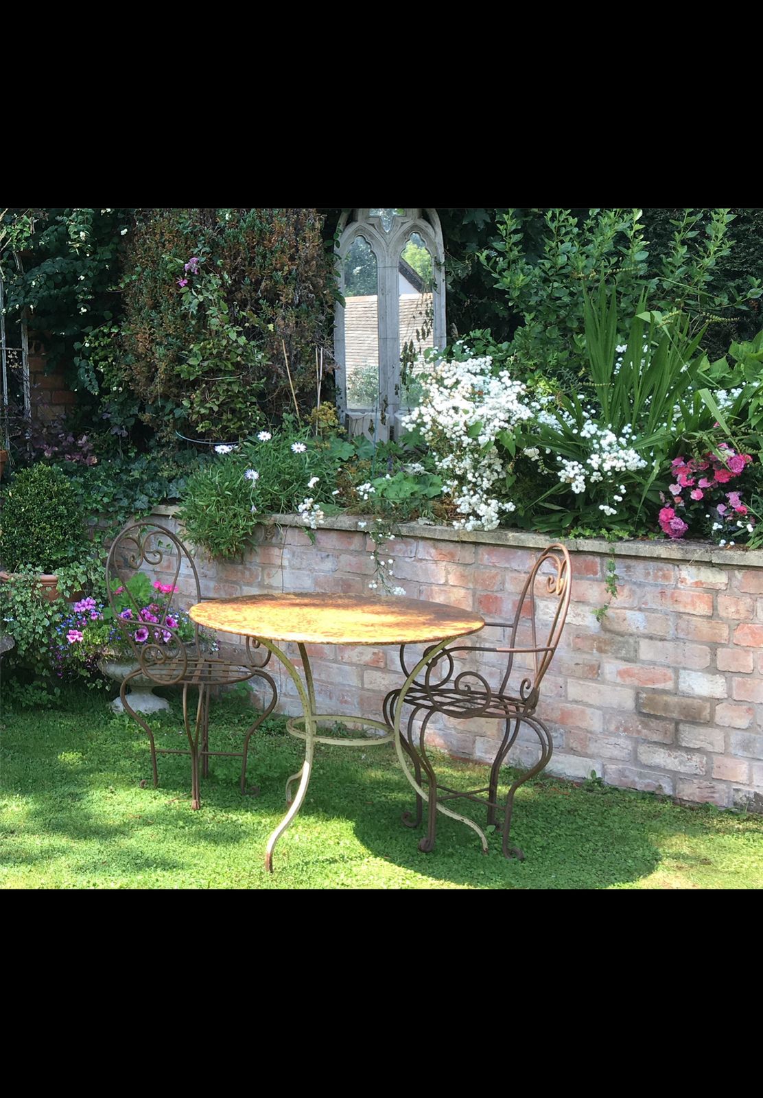 Antique 1930’s French Garden Table From Bordeaux (Not Chairs) photo furniture