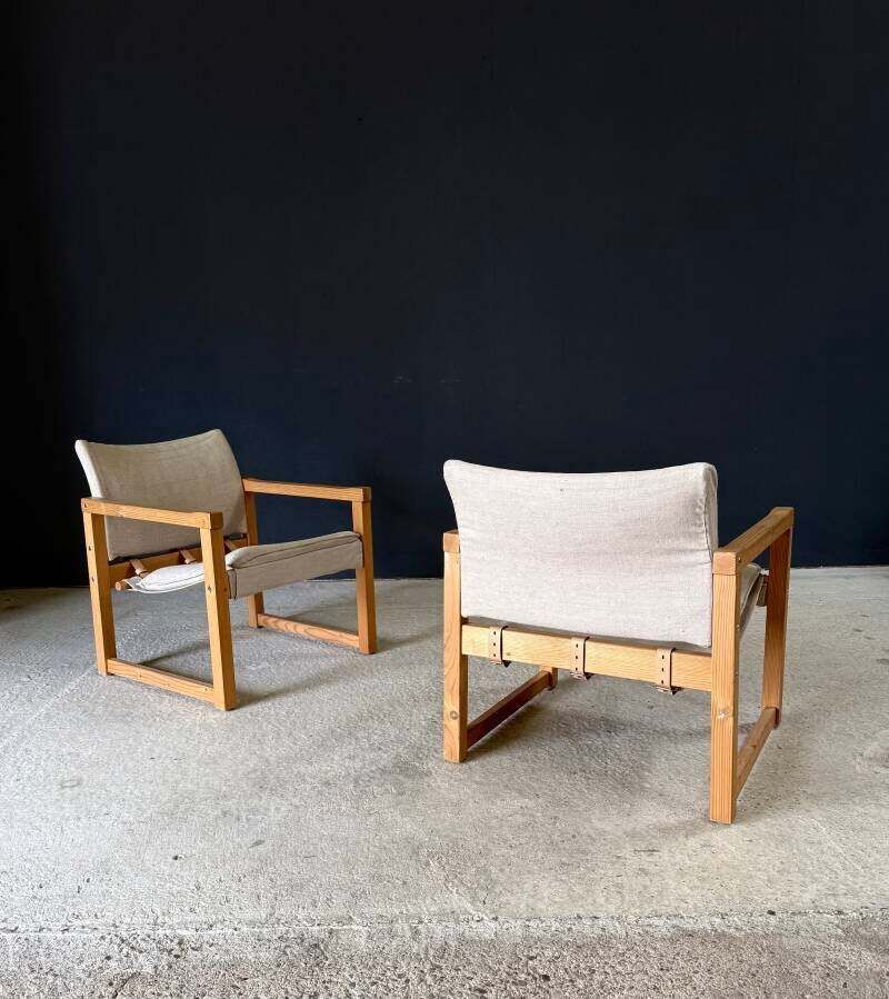 "Diana" Safari Chair Set van Karin Möbring voor Ikea, jaren 1990 photo buy