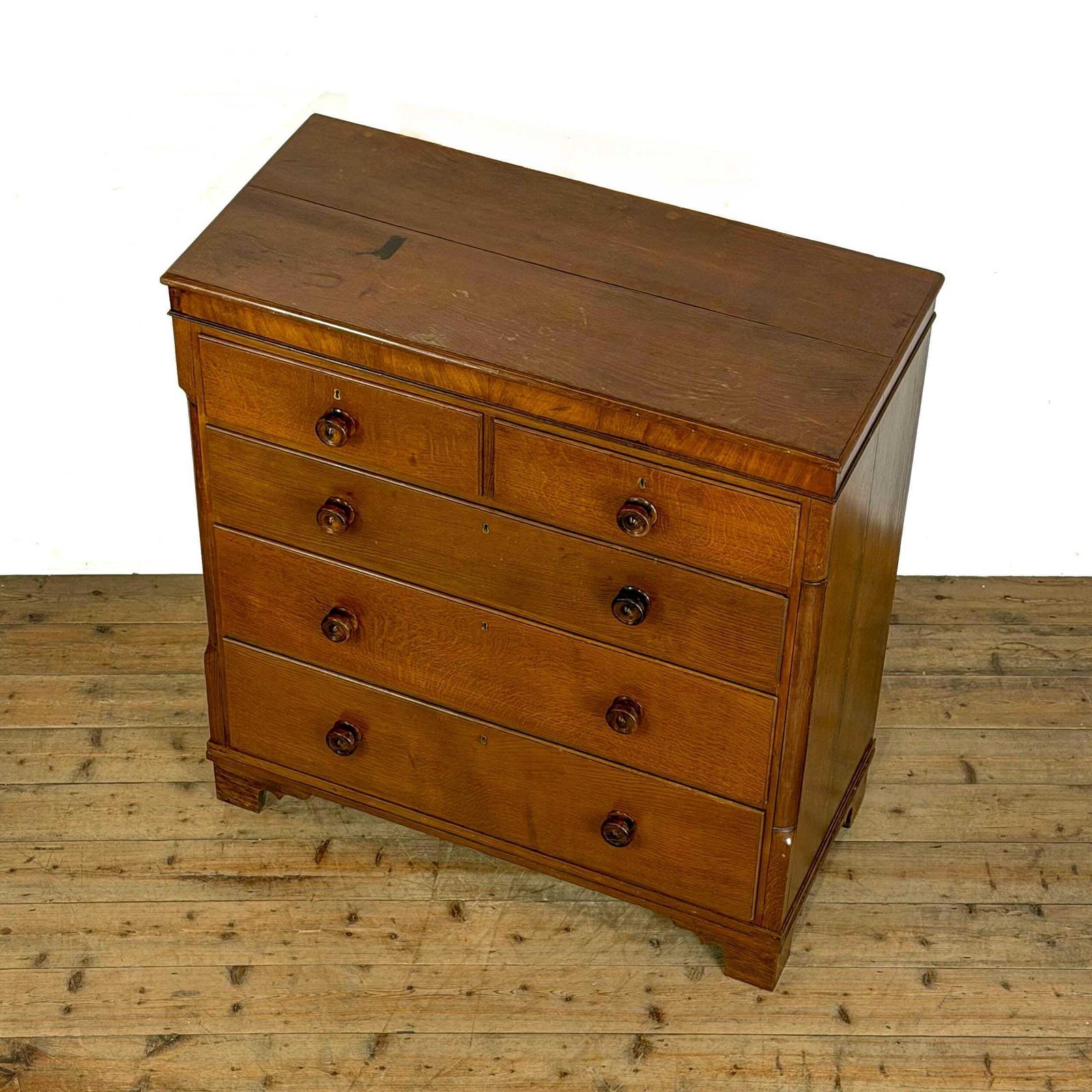 Antique 19th Century Oak Chest Of Drawers | Antique Storage | Bedroom Drawers | Antique Chest Of Drawer (M 6886) photo furniture