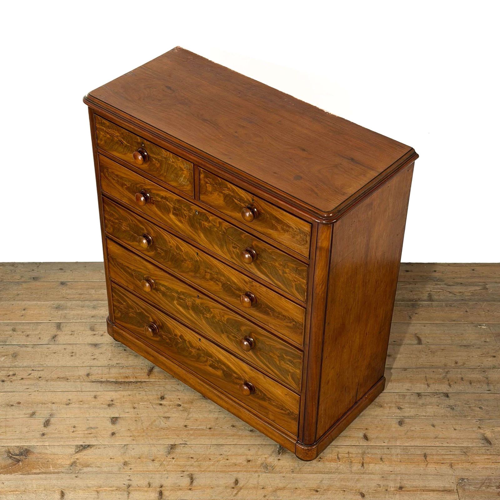 Antique Victorian Mahogany Chest Of Drawers | Antique Storage | Bedroom Drawers | Antique Chest Of Drawer (M 6884) photo for sale