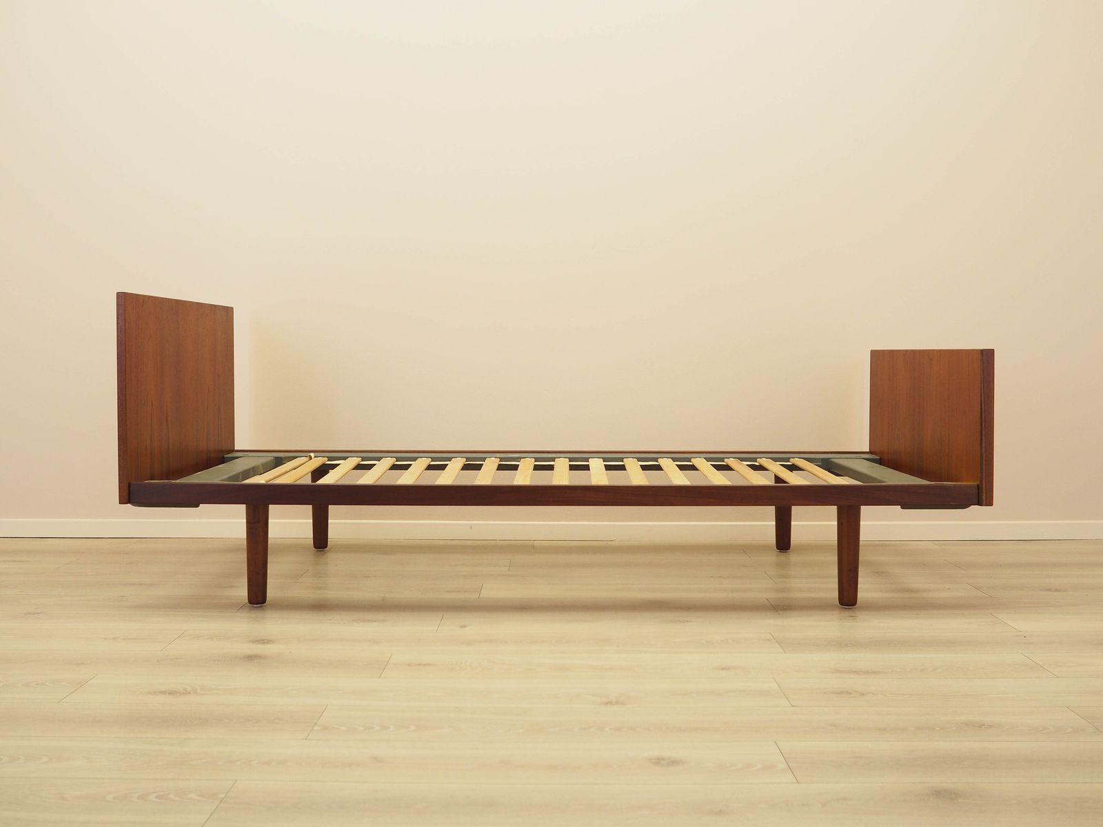 Teak Bed Danish Design 1960s Designer: Hans J. Wegner Manufacturer Getama photo for sale