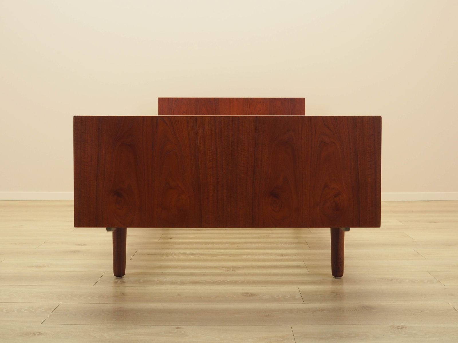 Furniture Teak Bed Danish Design 1960s Designer: Hans J. Wegner Manufacturer Getama photo