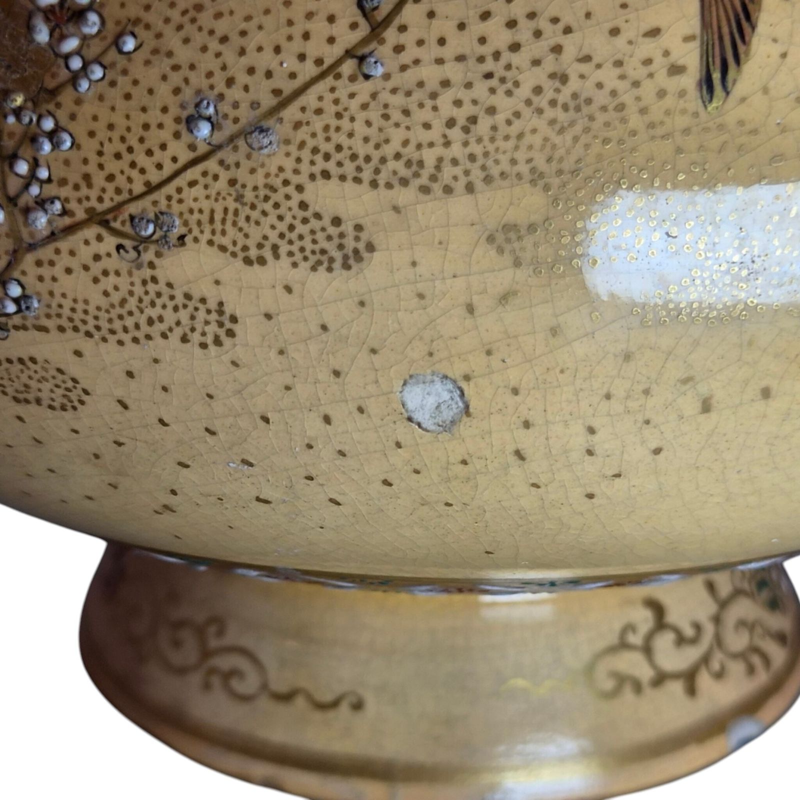 Uitzonderlijke Kyoto Satsuma-vaas uit de Meiji-periode, Kinkōzan Workshop, met standaard photo for sale