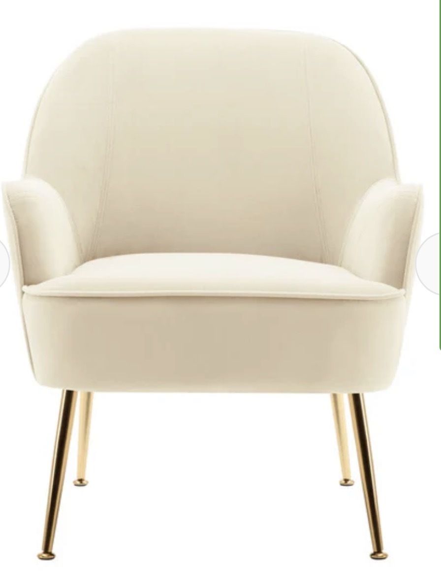 Velvet Armchair With Gold Plated Metal Legs Home & Living photo furniture