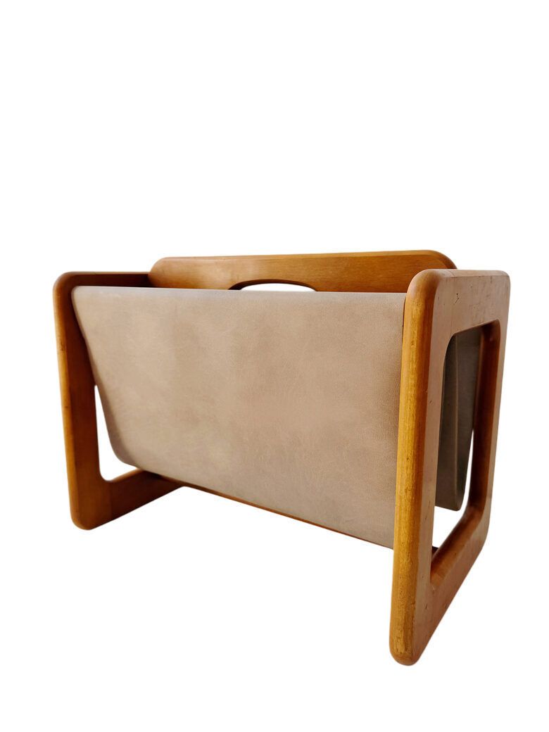 Deens design tijdschriftenrek, jaren 1960 – Teak photo vinterior