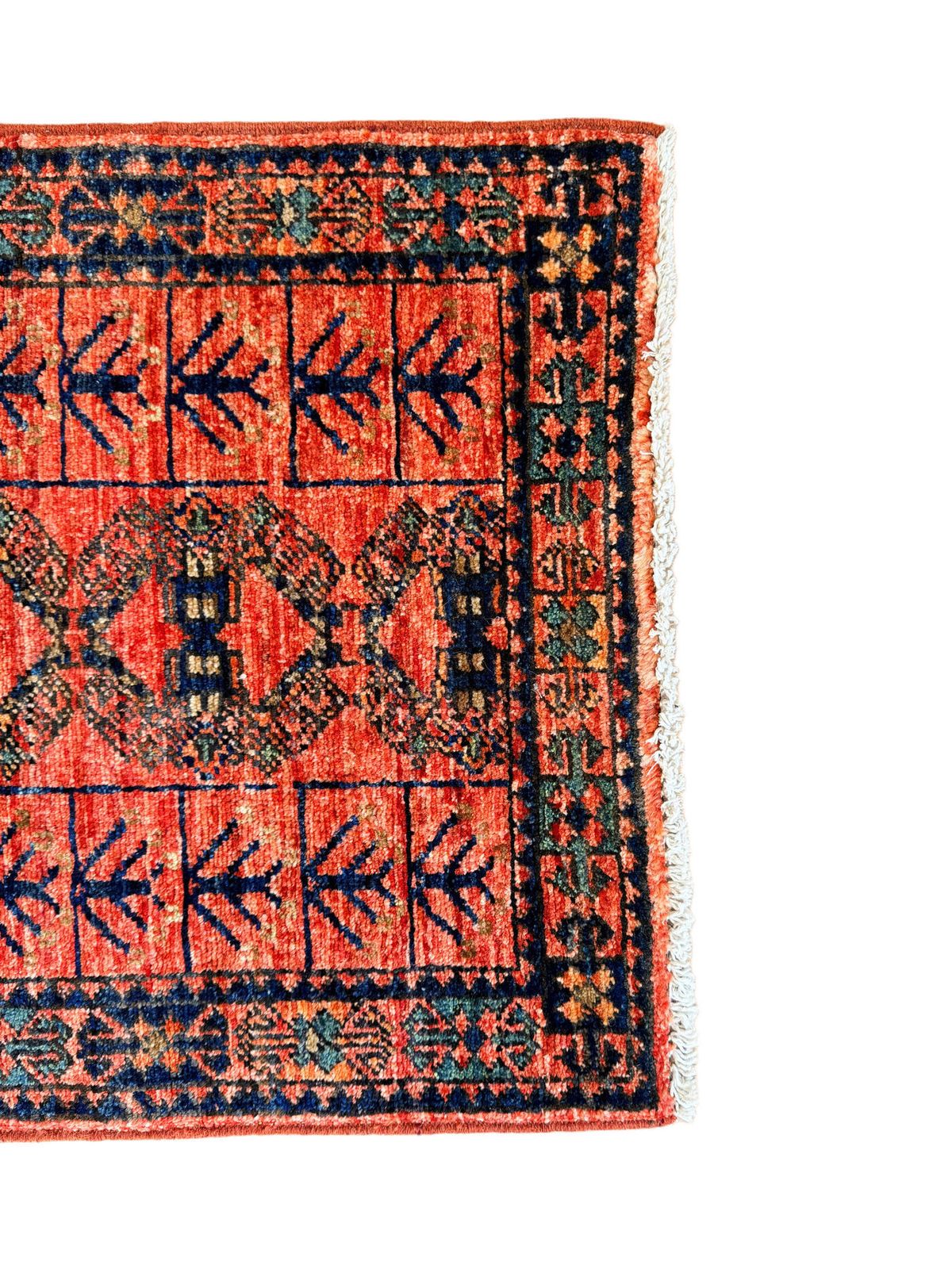 Nieuw Afghaans wollen vloerkleed – handgemaakt photo Textiel