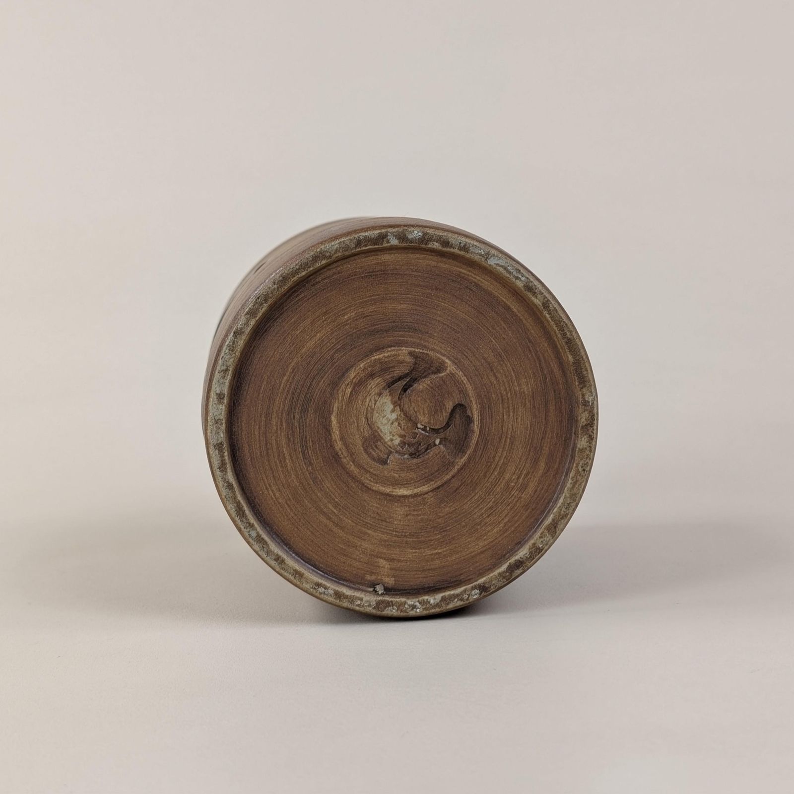 Ceramic Brush Holder, Poterie De La Colombe French Studio Pottery Pen Cup, Abstract Art photo buy