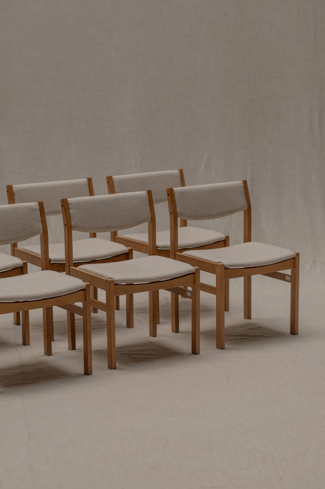 Set Of Eight Dining Chairs By Børge Mogensen For Fdb Møbler, Denmark photo Furniture