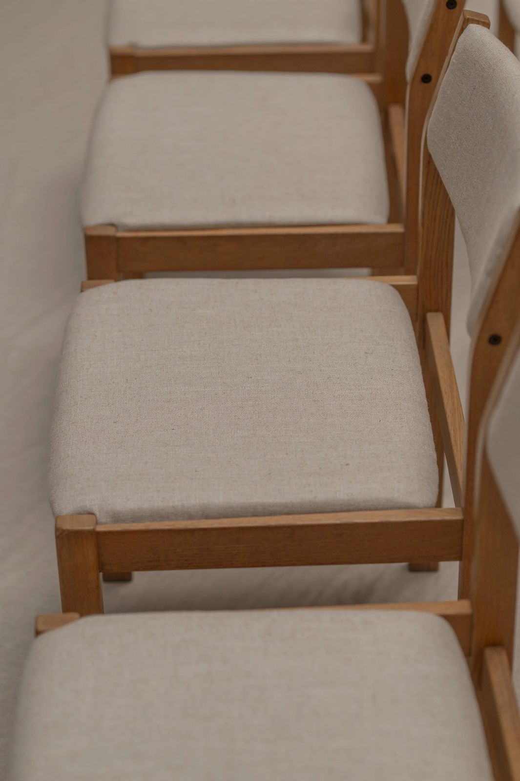 photo vinterior Set Of Eight Dining Chairs By Børge Mogensen For Fdb Møbler, Denmark