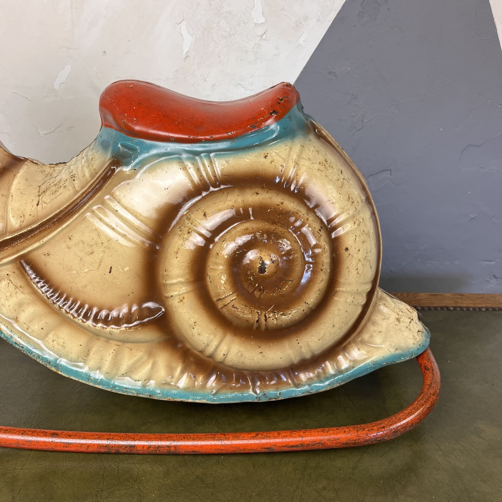 photo buy 1940s Metal Mobo Rocking Snail