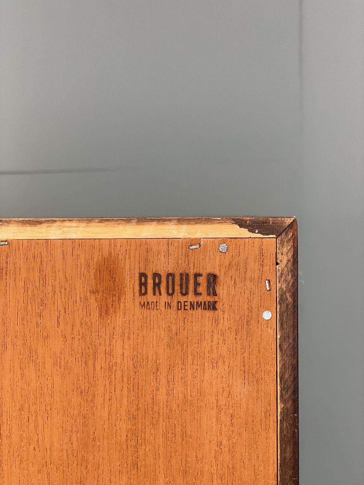 Vintage 1960s Danish Bookcase By Brouer Darkwood Mid Century Shelving Eb12064 photo 400.0